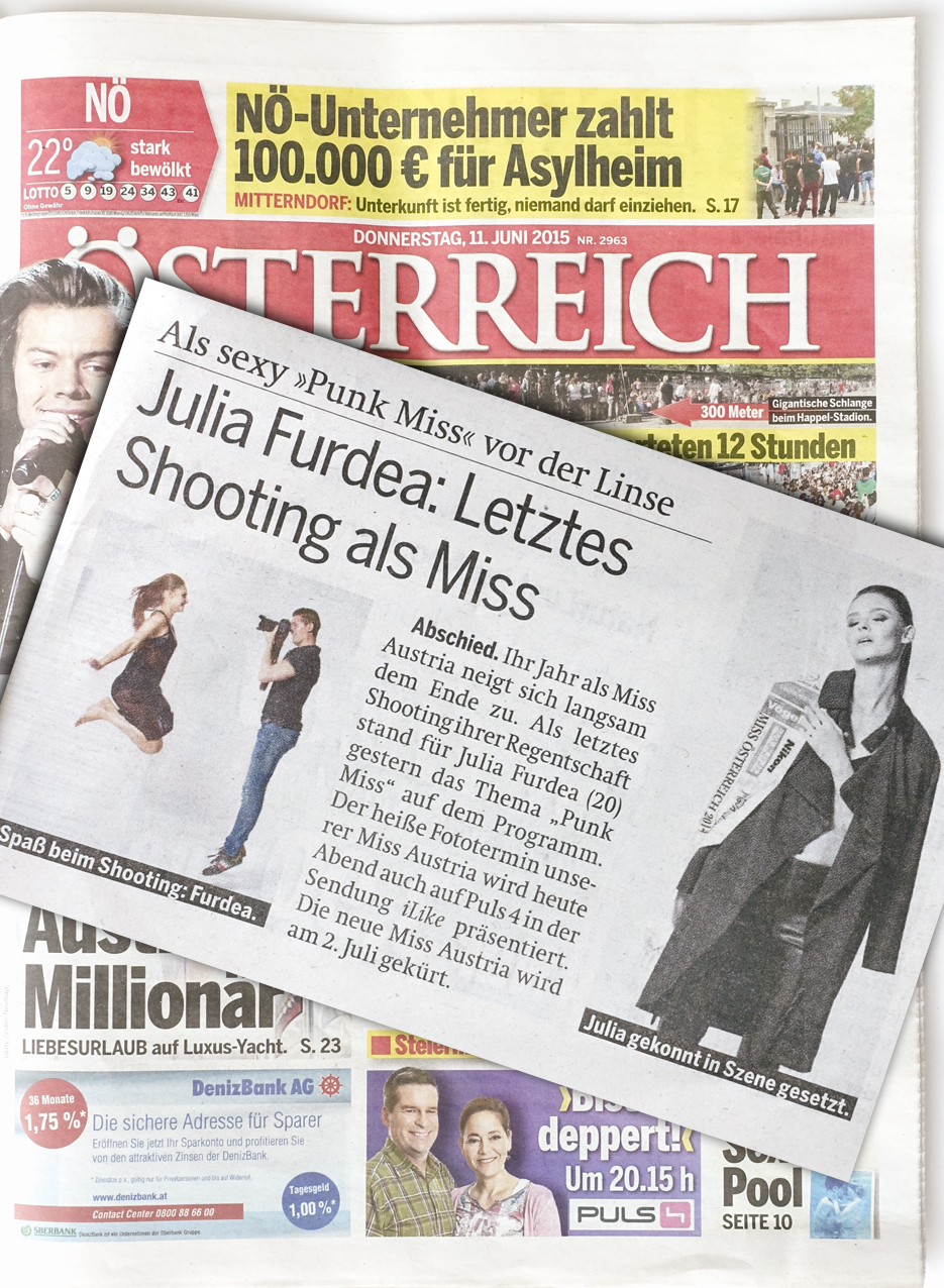 Tageszeitung Österreich Julia Furdea Daniel Gossmann Puls4 iLike BLOG