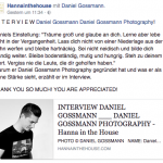 Daniel Gossmann Interview Hannainthehouse