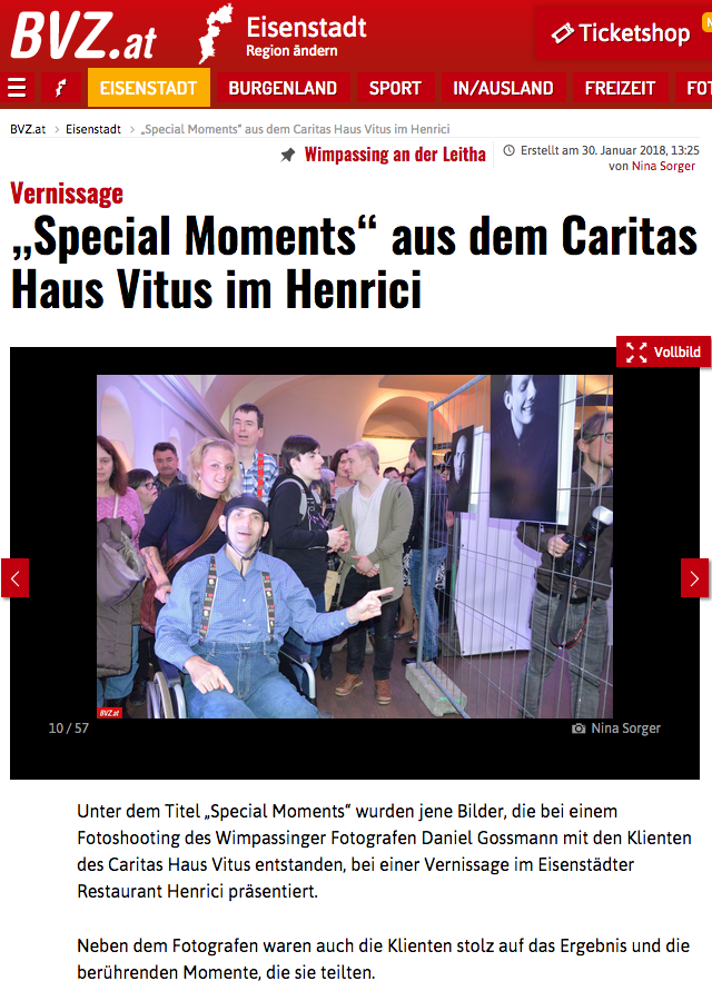 Daniel Gossmann BVZ Presse Zeitung Caritas Burgenland
